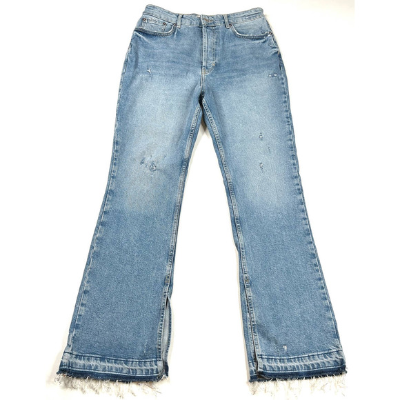 Free People Denim - Free People We The Free | Hidden Button Fly Slit Full Length Denim Size 31
